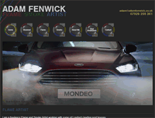 Tablet Screenshot of adamfenwick.co.uk